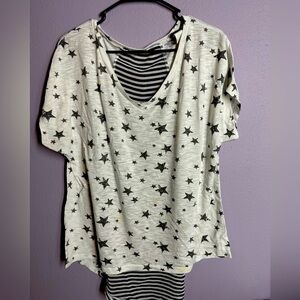 Stars and stripes top